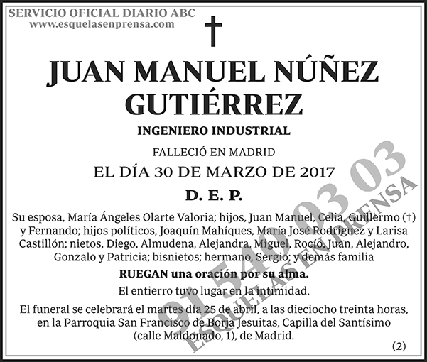 Juan Manuel Núñez Gutiérrez